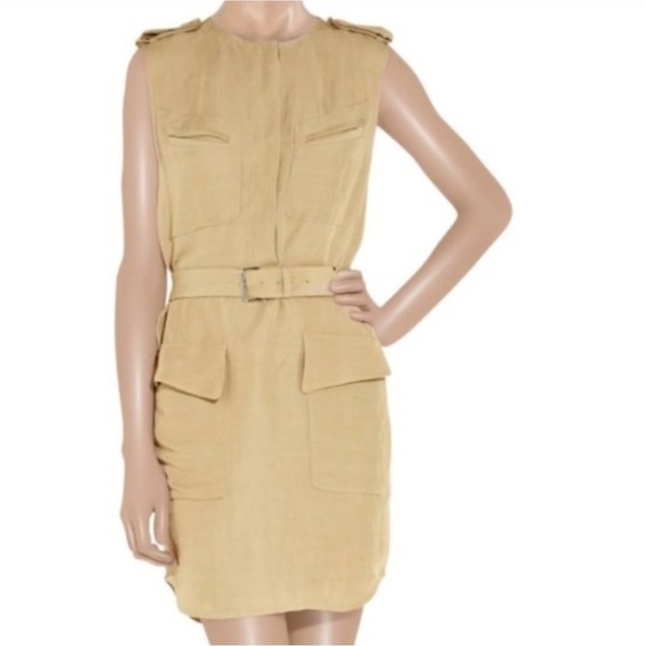 3.1 Phillip Lim Tan Sleeveless Utility Belted Sheath Dress - Picture 2 of 14